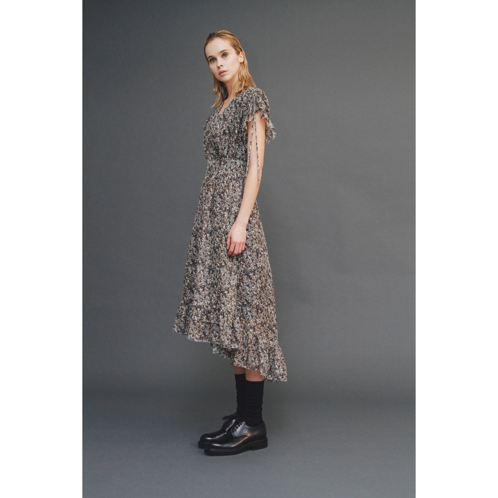 Robert Rodriguez Floral Midi Dress